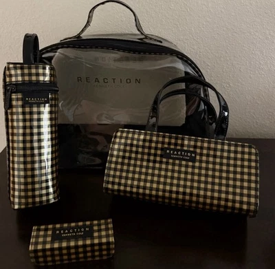 Bolsa de viaje cosmética brillante Kenneth Cole Reaction | Estuche | Juego Foto 1 de 4
