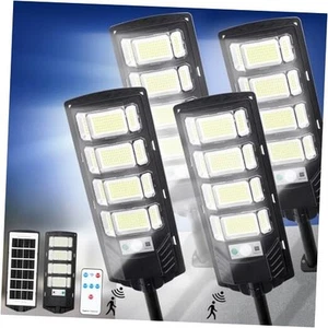 Solar Flood Lights Outdoor, 10000LM 6500K Motion Sensor Outdoor Lights Dusk to - Picture 1 of 7