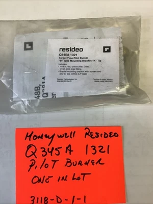 Honeywell Resideo Pilot Burner,Q345A1321,(One In Lot) 3118- E - 1-1