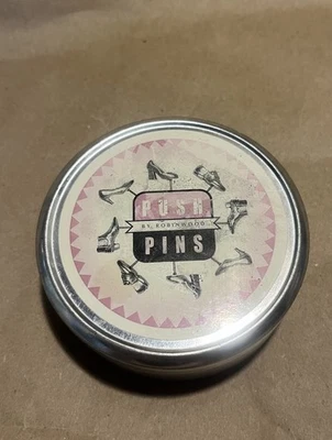 VINTAGE Robinhood Pewter Shoe Push Pins Tacs Message Corkboard - Image 1 of 4