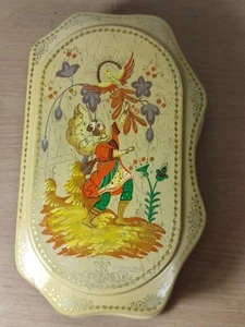 Palekh Russian Lacquer Box Ivan Tsarevich and the Firebird, artist Evdokimova - Picture 1 of 12