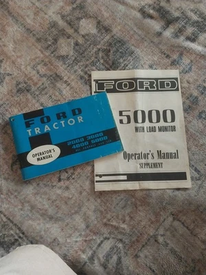 Tractor Ford 2000 3000 4000 5000 LCG de colección manual de operador  Foto 1 de 2