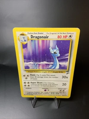 Dragonair Base Set 2 RARE - 22/130 - LP-MP Vintage Pokemon TCG WOTC 1999 - Image 1 of 4