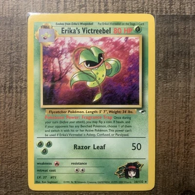 Erika's Victreebel Pokemon Gym Heroes #26 2000 - Image 1 of 4