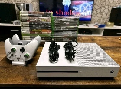 Xbox One S 500 GB 30 Spiele            @ Nur 1 Tag @ Konvolut  - Bild 1 von 3