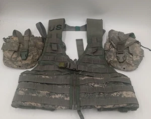 Fighting  Load Carrier vest 2 Canteen Pouch   GI USMC Army  ACU MOLLE II - Picture 1 of 5
