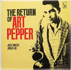 ART PEPPER / THE RETURN OF ART PEPPER / JAZZ / TOSHIBA EMI JAPAN LR-8036 - Picture 1 of 3