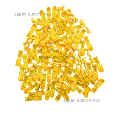 Terminales de conector T-Tap de 12-10 AWG empalme o grifo - Lote de 50/100/500/1000 piezas Foto 1 de 2