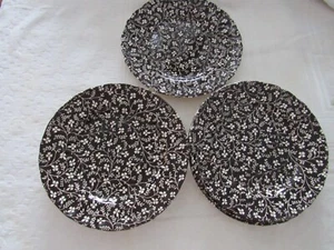 7 JOHNSON BROTHERS LAURA ASHLEY SUSANNA CHINTZ DINNER PLATES BROWN WHITE - Picture 1 of 4