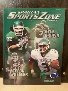 2005 Michigan State MSU vs Penn St Football Program MSU Auction - Picture 1 of 2