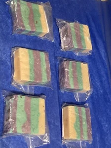 green & Purple layers shampoo bar by naturefoodpets - Picture 1 of 3