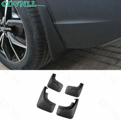 Para Volkswagen Tiguan 2010-2016 tampa protetora contra respingos para lama preta fosca - Imagem 1 de 4