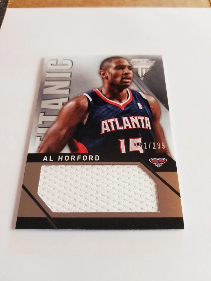 AL HORFORD 2013-14 PANINI TITANIUM TITANIC JERSEY #251/299 HAWKS CELTICS GU #1 - Image 1 of 3