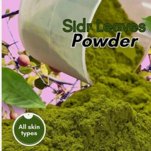 Pure Yemeniti Sidr Leaf Powder | 100 g cura biologica naturale | سدر للبشرة والشعر. - Foto 1 di 13
