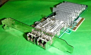 HP 468349-001 468330-001 Rev. B Dual Port 10GbE PCI-E Server Adapter W/SFPs - Picture 1 of 6