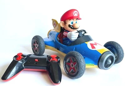 LARGE 10" NINTENDO MARIO KART CARRERA RC REMOTE CONTROL RACE CAR & REMOTE WORKS! - Image 1 of 4