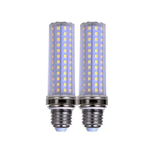 2X E27 LED High Power Röhrenform 20W (150W) 6000K  Kaltweiß 360° NODIM - Bild 1 von 1