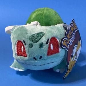 Pokémon Classic Bulbasaur Plush Pendant Ornament Keychain Clip Minifigure TOMY - Picture 1 of 10