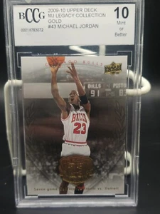 2009-10  Michael Jordan Upper Deck Legacy Collection GOLD BCCG 10 - Picture 1 of 2