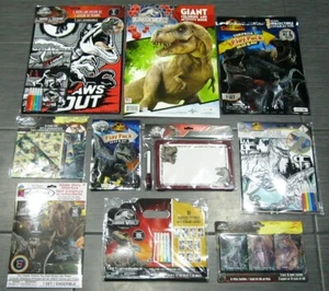 10 LOT JURRASIC PARK WORLD DINOSAURS Activity Book 3D Stickers Story CHRISTMAS - Picture 1 of 7