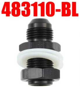 Mamparo de pila de combustible negro recto Fragola Performance 483110-BL #10 - Imagen 1 de 1