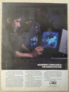 3/1988 PUB LHTEC ALLISON GARRETT T800 US ARMY LHX HELICOPTER ENGINE ORIGINAL AD - Picture 1 of 1