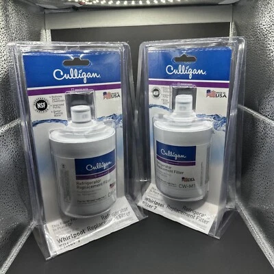 2 Culligan Replacement Refrigerator Water Filter for Whirlpool Filter 7 (CW-M1) - Image 1 of 2