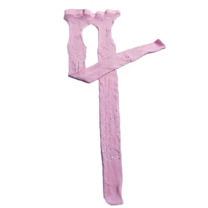 Women's Crystal Glitter Rhinestone Net Fishnet Sexy Thigh High Stockings Tights. - Picture 1 of 45