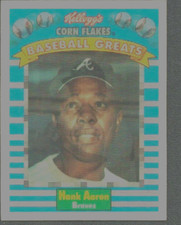 Hank Aaron 1991 Kellogg's Corn Flakes Baseball Greats #2