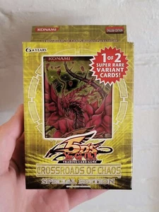 YUGIOH CROSSROADS OF CHAOS SPECIAL EDITION (3 BOOSTER PACKS) FACTORY SEALED NEW - Picture 1 of 2