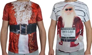 T-shirt girocollo uomo donna unisex natale natale manica corta - Foto 1 di 3