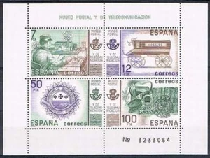 Spanje postfris 1981 MNH block 24 - Telecommunicatie - Picture 1 of 1