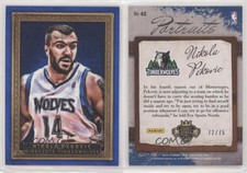 2013-14 Panini Court Kings Portraits Blue Framed /75 Nikola Pekovic #42