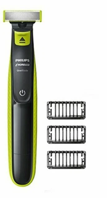 philips Norelco QP2520 OneBlade Men's Electric Trimmer and Shaver - Lime Green/Charcoal Grey