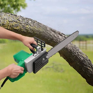 Handheld Electric Chainsaw Wood Cutting Saw Powerful Corded Chainsaw 600r/min - Picture 1 of 18