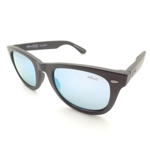 Revo Forge Sonnenbrille matt schwarz blau wasserpolarisiert verspiegelt 50 mm neu authentisch - Bild 1 von 4