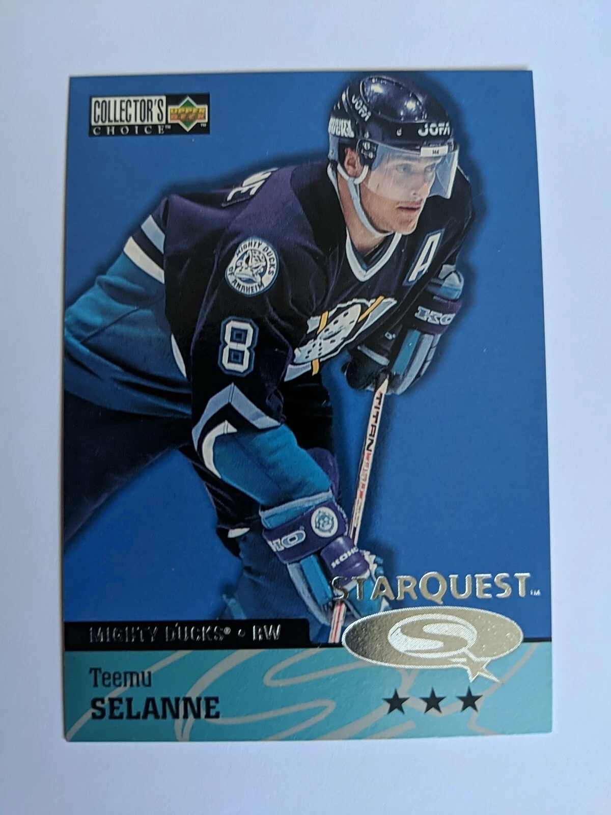 1997-98 Upper Deck Collector's Choice - Starquest 3 Star #SQ80 Teemu Selanne