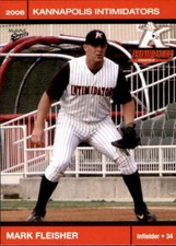 2008 Kannapolis Intimidators 2nd Half Multi-Ad #10 Mark Fleisher Glen Allen VA
