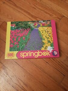 Springbok 500 Piece Puzzle Trail Of Blooms 