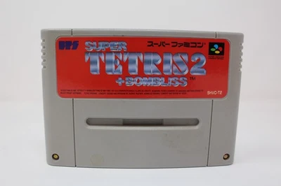 Super Tetris 2 + Bombliss Nintendo Super Famicom SFC Japanese Cartridge Only - Image 1 of 2