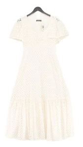 Mint Velvet Women's Maxi Dress UK 10 White 100% Cotton Maxi - Picture 1 of 6