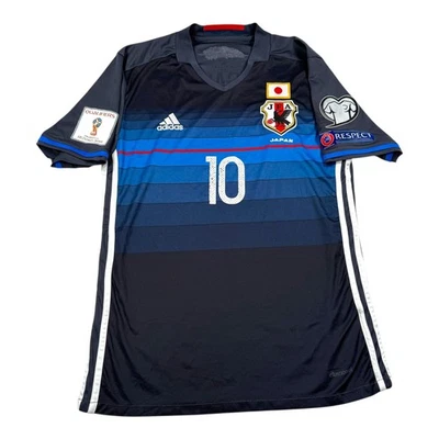 Camiseta de la Selección Nacional de Japón Para Hombre Azul Medio Fútbol Kagawa 10 Copa Mundial Adidas Foto 1 de 4