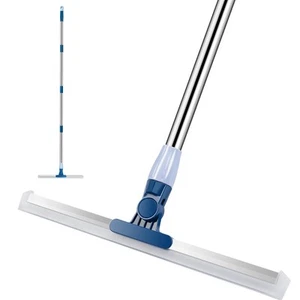 Adjustable Long Handle Floor Squeegee Broom - Rubber Squeegee for Tile, Concr... - Picture 1 of 7