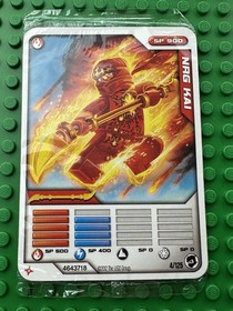 Lego Ninjago NRG Kai Card Pack Sealed From Set 9591