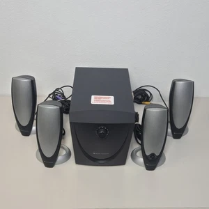 Sistema di altoparlanti multimediali per computer Altec Lansing subwoofer alimentato ADA745 TESTATO - Foto 1 di 24