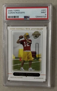 Topps #431 2005 Aaron Rodgers radiocontrol PSA 9 como nuevo - Imagen 1 de 2