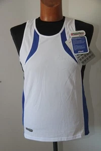 Original Herren Running Tanktop ROGELLI Prato Boyen Weiß Blau L Neu - Bild 1 von 1