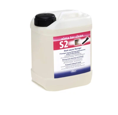elma tec clean S2 entrostet Eisenmetalloberflächen, stark Sauer, 4 Stück 2,5 Ltr