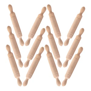 20 Pezzi Mini Pasta Rotolabile in Legno, Mini Tagliere, Piccolo - Foto 1 di 12