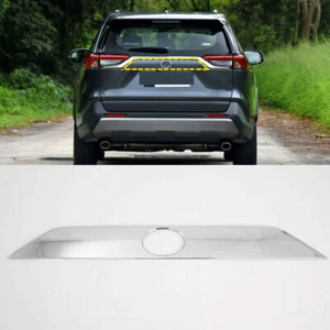 Tapa de puerta de maletero trasero ABS cromado para Toyota Rav4 2019-2023 cubierta superior moldura de tira - Imagen 1 de 9